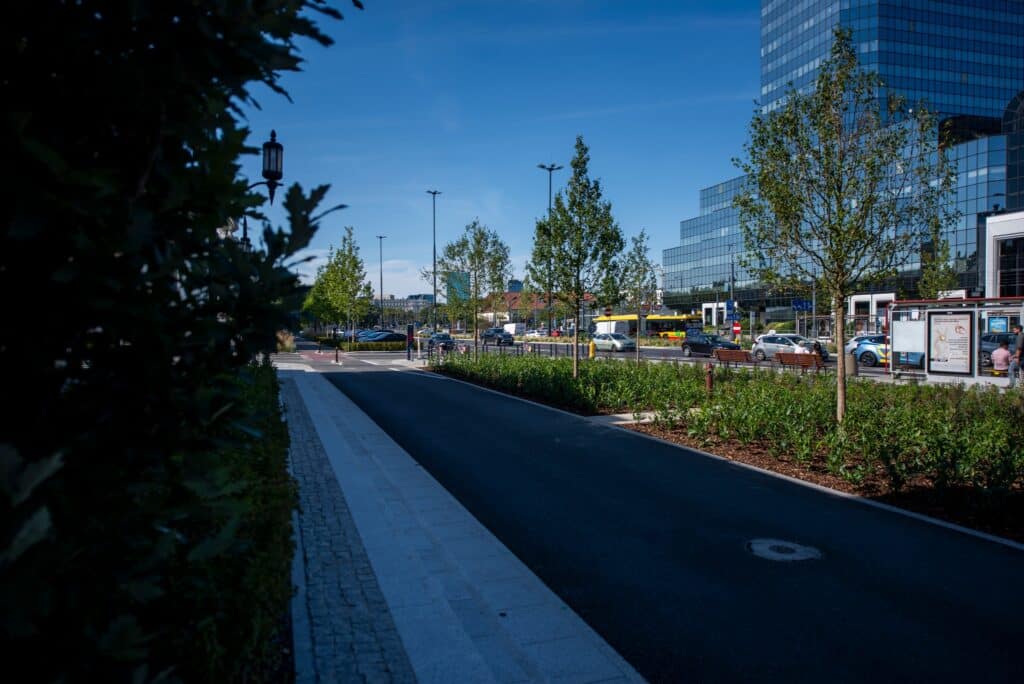 Warszawski Plac Bankowy / fot. pełnomocnik Prezydenta m.st. Warszawy ds. komunikacji rowerowej