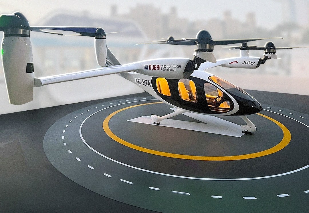 Infoair - RTA Dubai testuje latającą taksówkę Joby – nowa era miejskiej mobilności?
