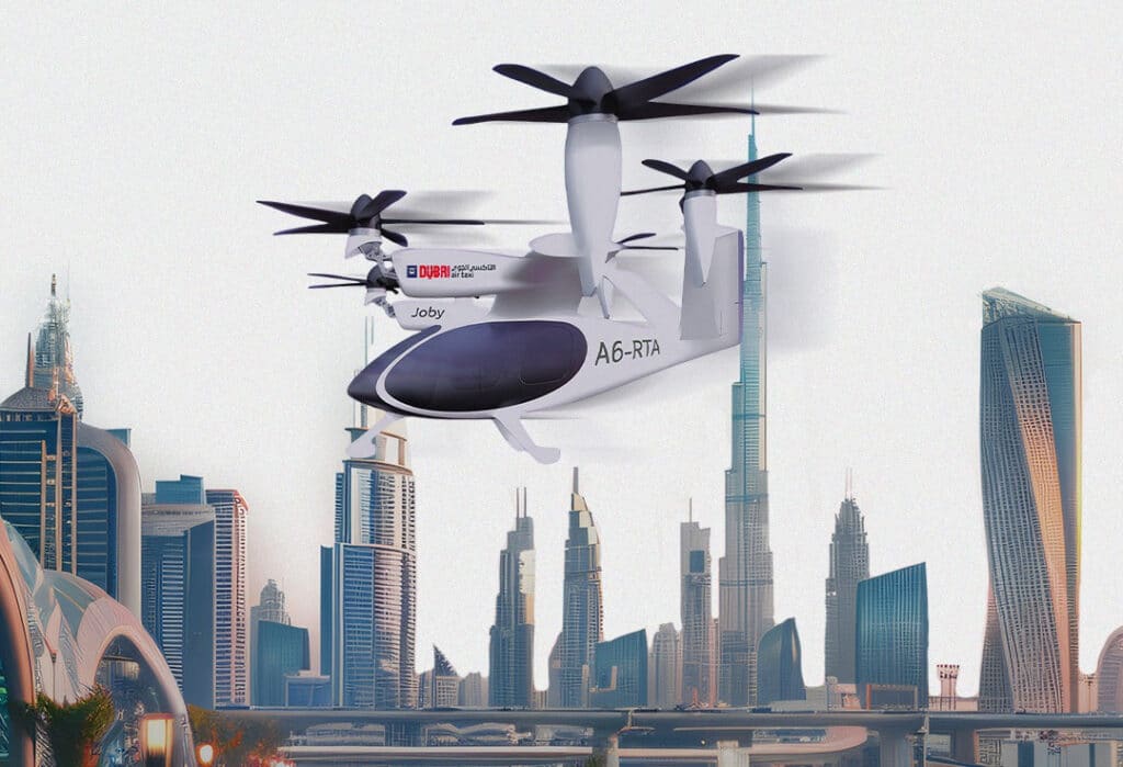 RTA Dubai testuje latającą taksówkę Joby – nowa era miejskiej mobilności w powietrzu