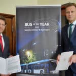 Na zdjęciu: Michał Przepiera, zastępca prezydenta Szczecina i Romuald Witkowski, General Manager Solaris Poland