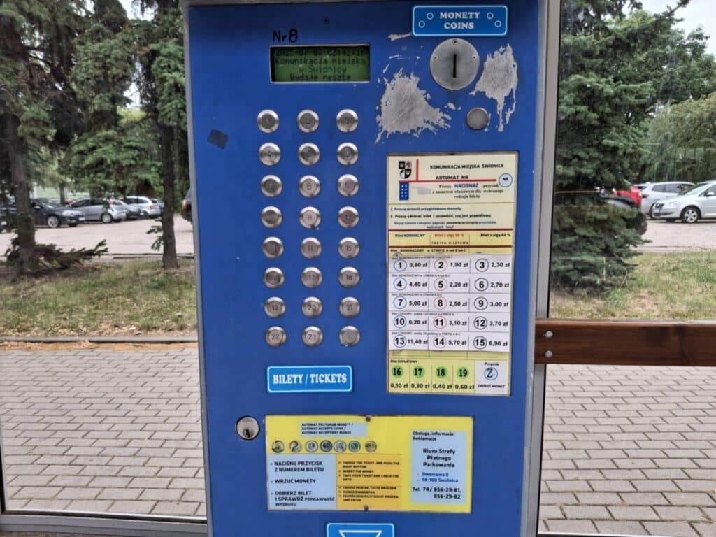 Tak wyglądają świdnickie biletomaty czas na emeryturę / fot. UM Świdnica
