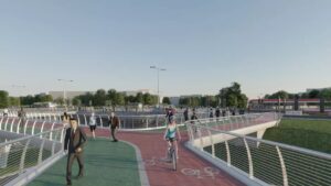 Gdańsk: Kładka na Zaspie do rozbiórki. Nowa powstanie w połowie 2027 r.