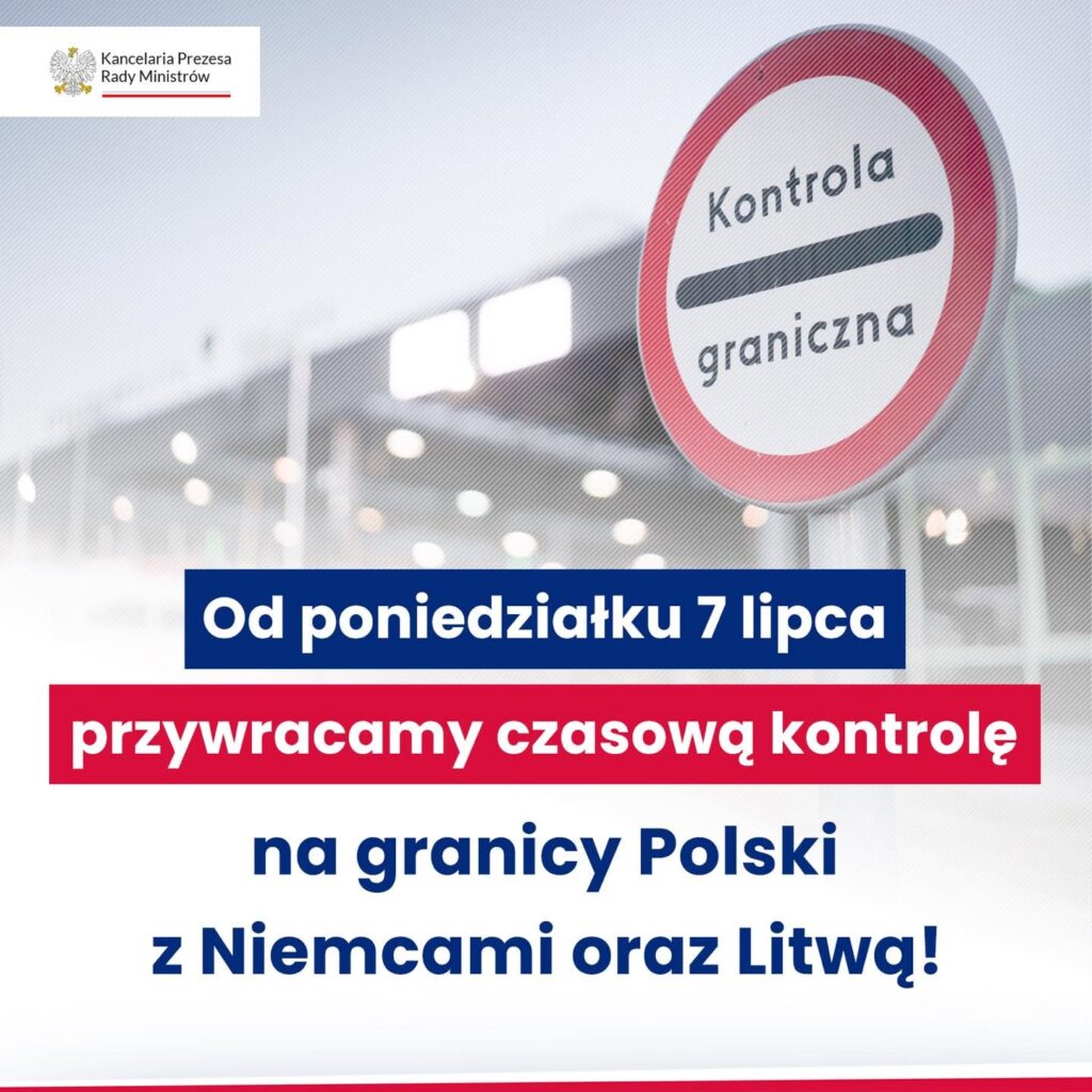 Polska przywraca granice z Niemcami i Litwą od 7 lipca. To problem dla autokarów