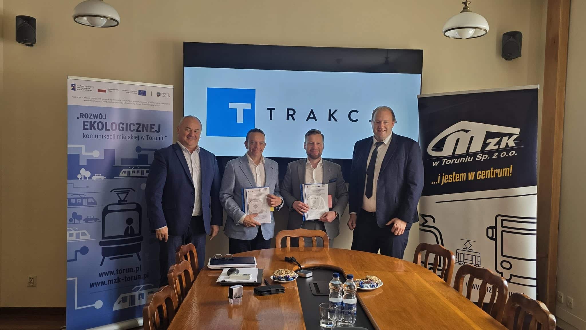 Infotram - Modernizacja torowisk tramwajowych w Toruniu. Podpisano umowę z wykonawcą