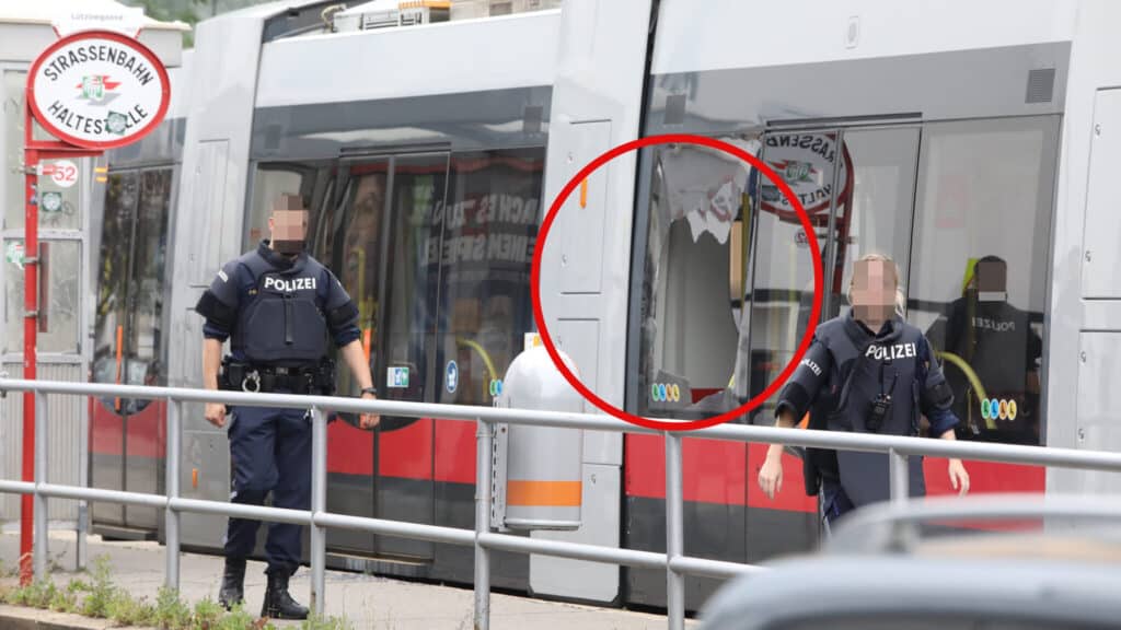 Tramwaj ostrzelany w Wiedniu. Sprawcą … pijany Polak źródło: X