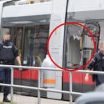 Ostrzelany tramwaj w Wiedniu