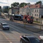 Wykolejenie tramwaju w Bydgoszczy