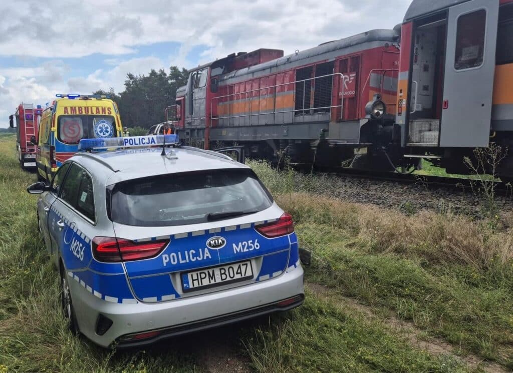 Wypadek na przejeździe w Śniadowie