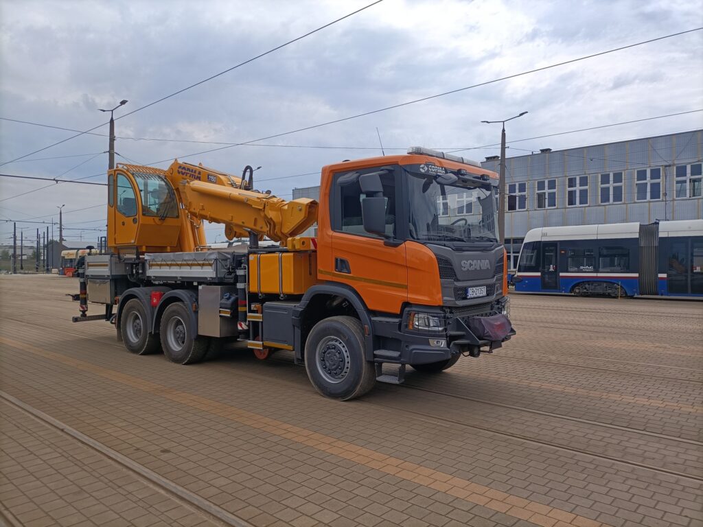 Żuraw tramwajowy MZK Bydgoszcz