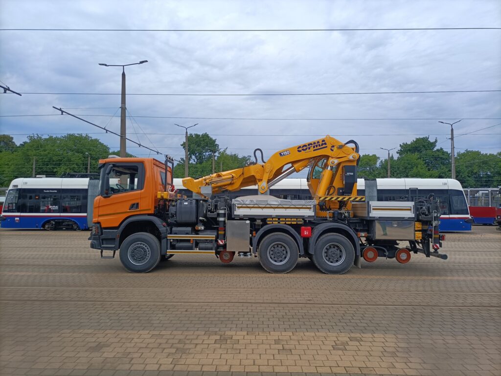 Żuraw tramwajowy MZK Bydgoszcz