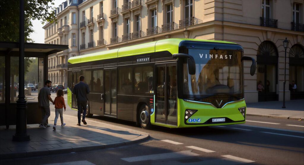 Autobusy elektryczne VinFast debiutują w Europie - pierwszym rynku międzynarodowym