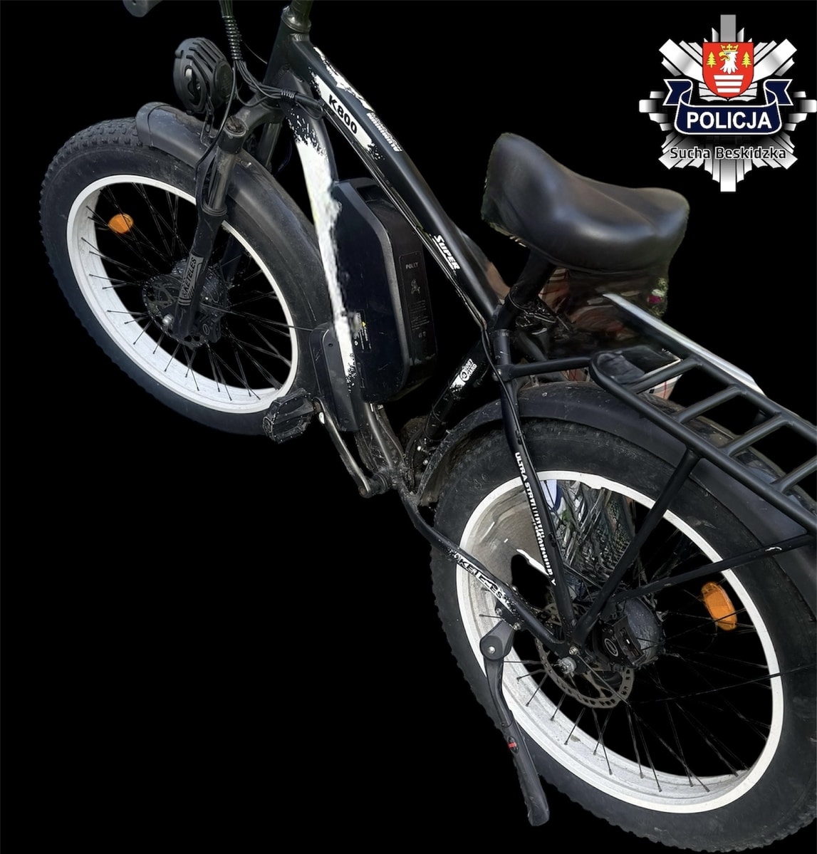 Infobike - Prawie jak motocykl, ale bez OC. Nastolatek na „rowerze” z silnikami i manetką zatrzymany