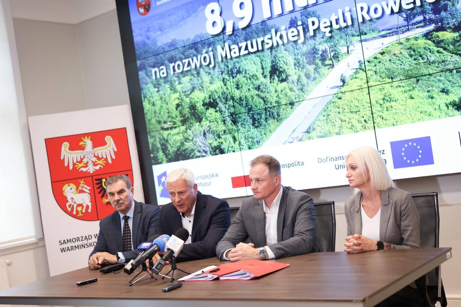 Infobike - Kolejna inwestycja na Mazurach: Nowe odcinki uzupełnią Mazurską Pętlę Rowerową. Umowa podpisana