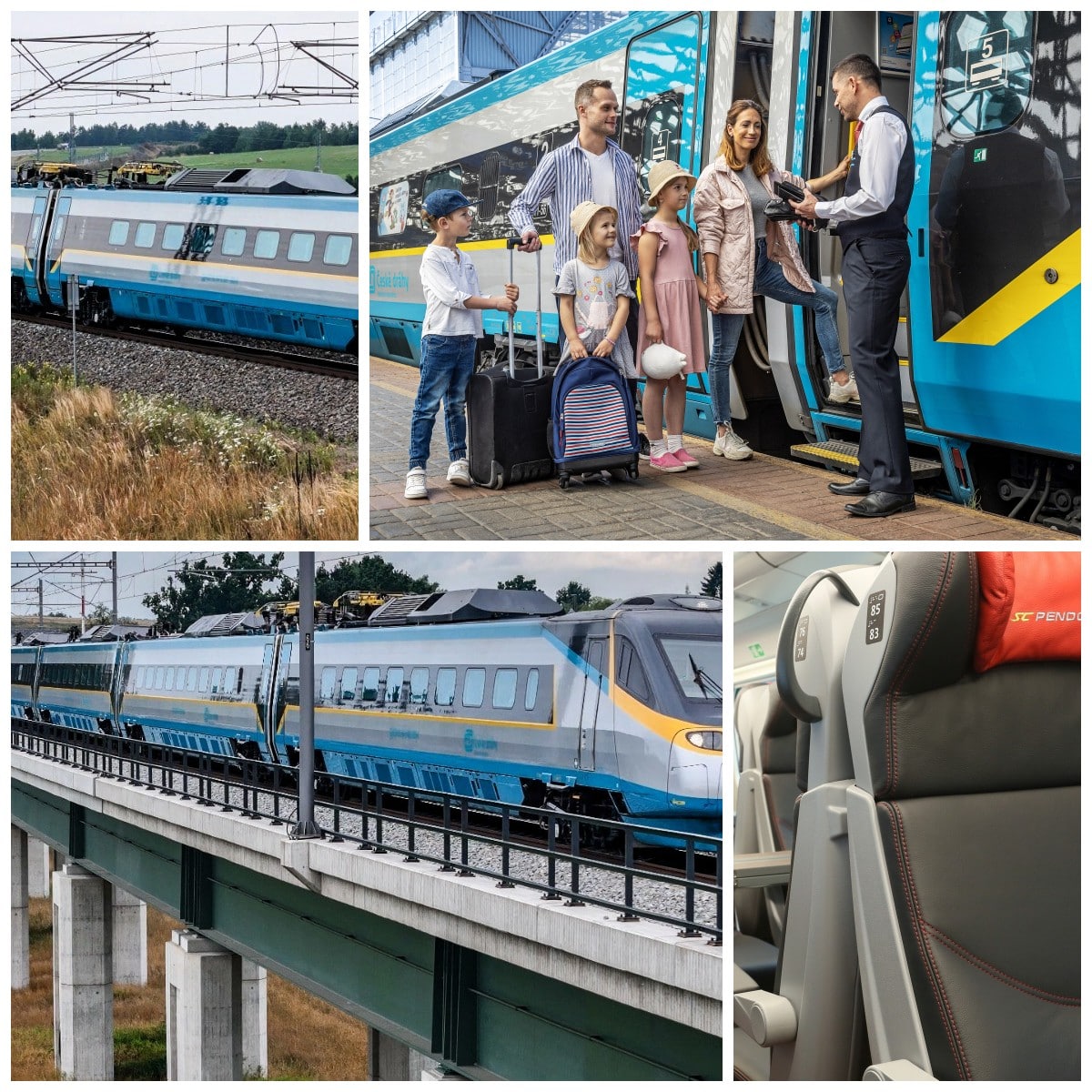 Inforail - Pendolino rusza na południe Czech. České dráhy uruchamiają szybkie połączenie z Pragi do Czeskich Budziejowic