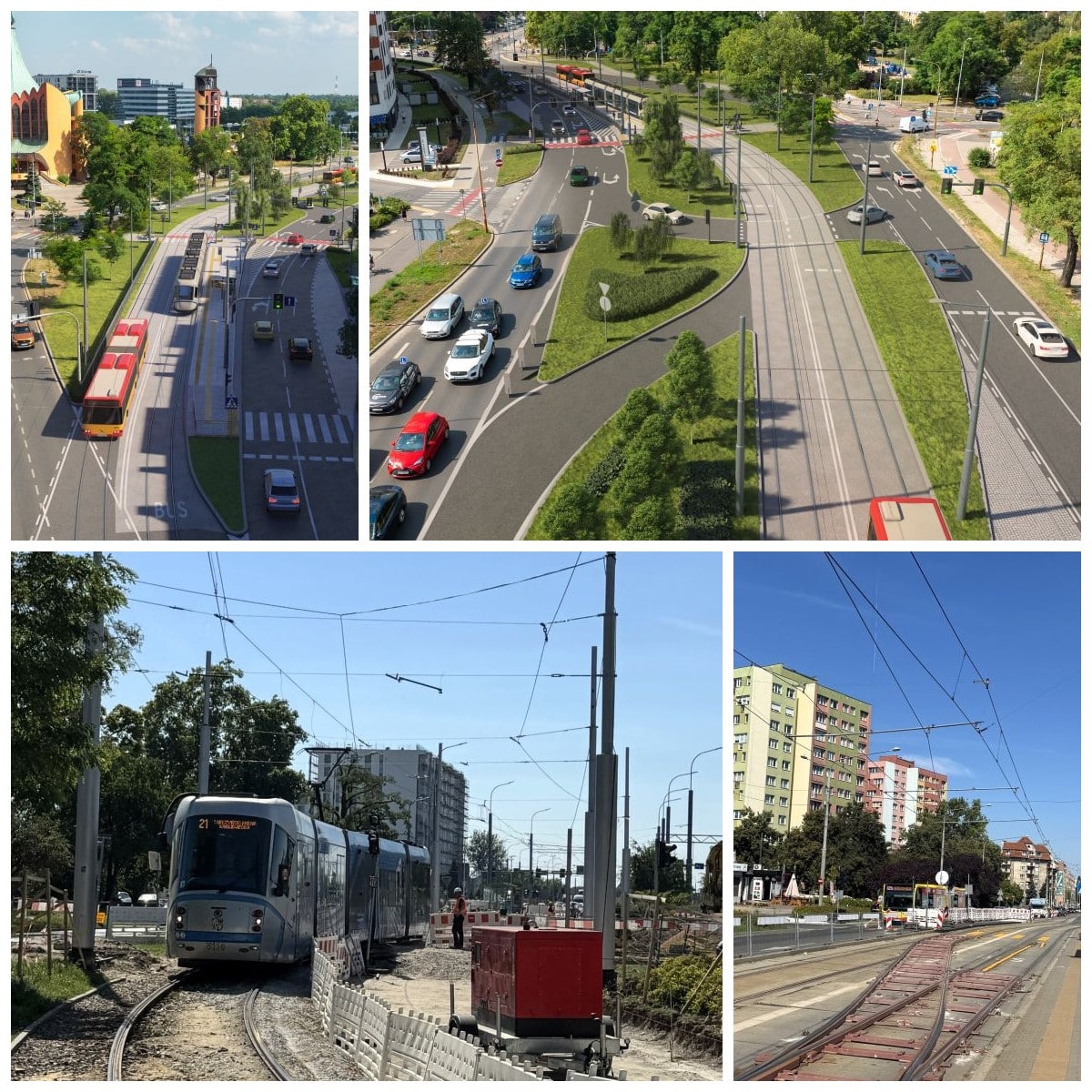 Infotram - Wrocław: Remont torowiska na Bardzkiej wkracza w kolejny etap. Sprawdź zmiany w komunikacji