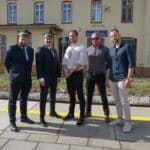 Dworzec w Czaplinku z tymczasową nazwą