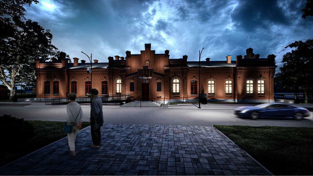Historia spotyka nowoczesność. Dworzec kolejowy w Suwałkach przechodzi przemianę foto: PKP SA