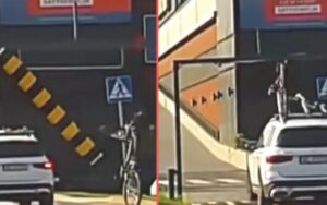 Przed jedną z największych galerii handlowych we Wrocławiu doszło do sytuacji, która wzbudziła zarówno śmiech, jak i grozę wśród internautów.