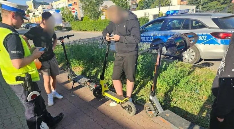 Mazowiecka policja przeprowadziła dużą akcję kontrolno-prewencyjną pod hasłem „e-Hulajnoga, e-Rower – Lokalnie!”