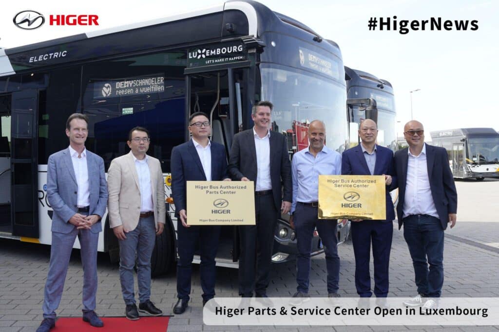 Higer Bus otwiera europejskie centrum części i serwis w Luksemburgu