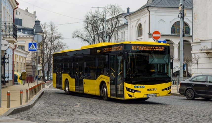 Kijów odbiera 85 autobusów Isuzu Citiport 12. Z silnikami Cummins Euro 6