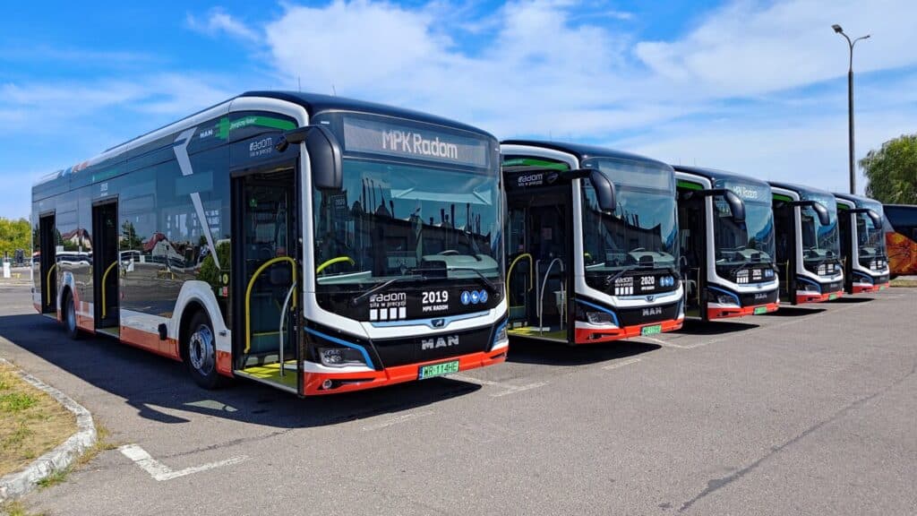 Flota MPK Radom wzbogaciła się o pięć MAN Lion’s City 12 / fot. UM Radom