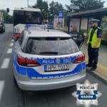 Radom/ Dozór policyjny dla kierowcy miejskiego autobusu
