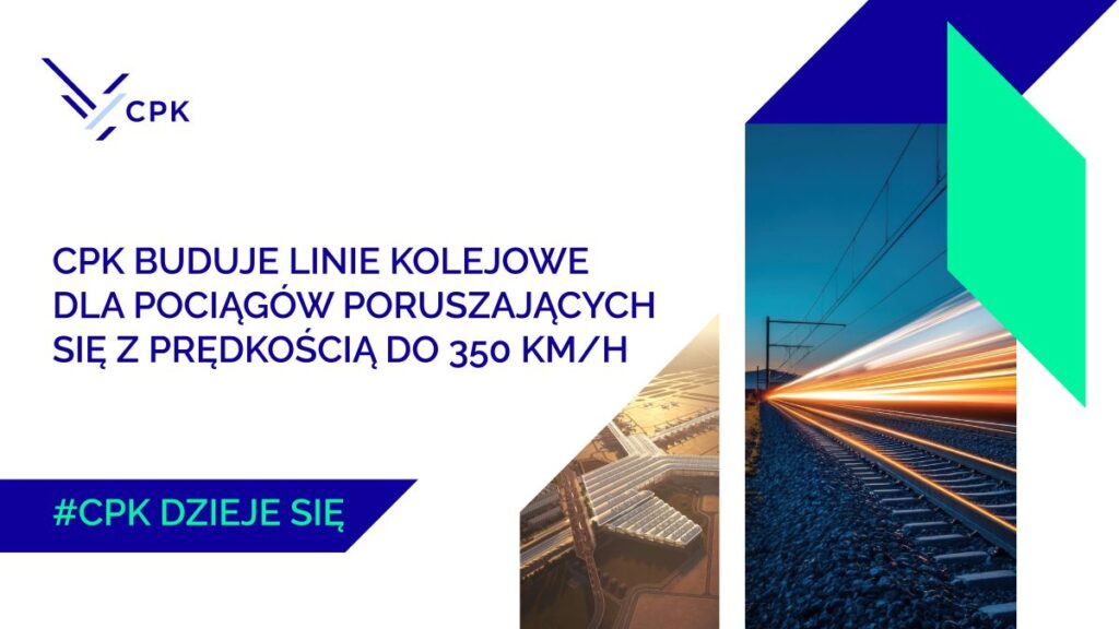 CPK chce budować linię na 350 km/h