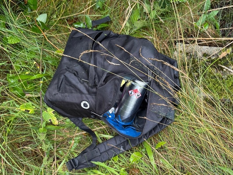 Nielegalne graffiti na pociągach SKM w Lęborku. Jeden ze sprawców zatrzymany foto: Policja