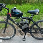 Na drodze z Międzyrzecza do Skwierzyny policjanci zatrzymali 18-letniego kierowcę nietypowego roweru z doczepionym silnikiem.