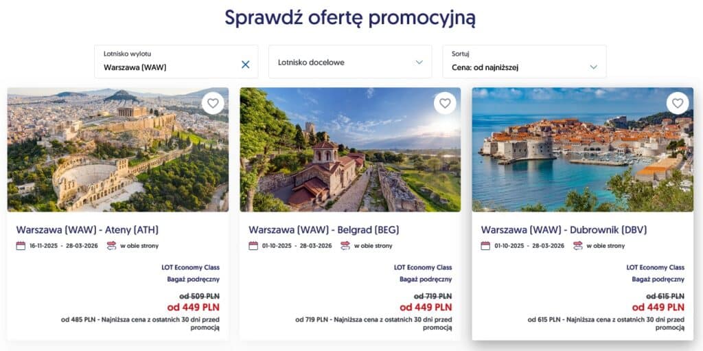 Czas na Szaloną Promocję LOT 20.08.2025