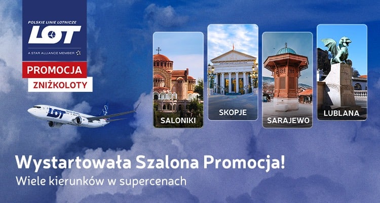 Szalona środa w LOT: od 449 PLN do Aten i Belgradu