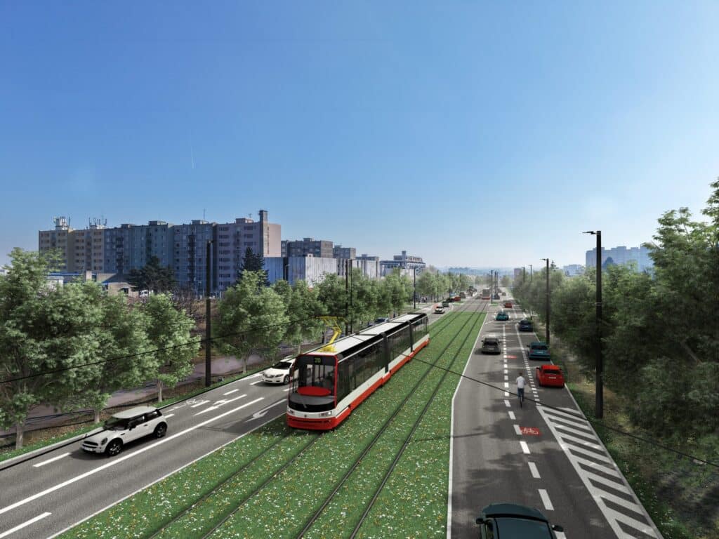 Nowa trasa tramwajowa w Pradze