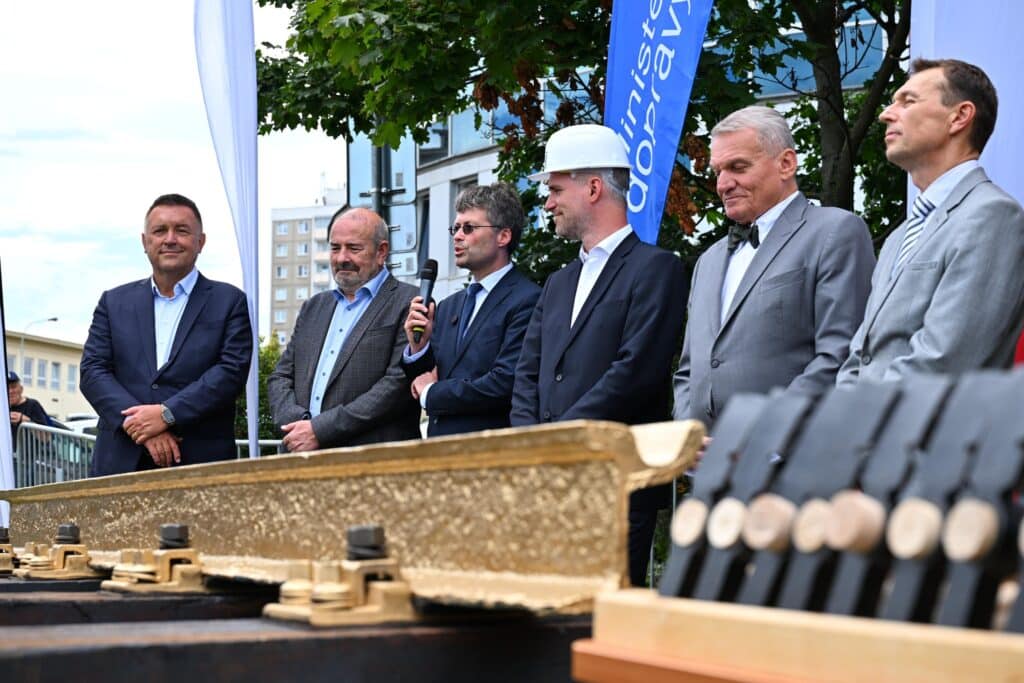 Rozpoczęcie budowy nowej linii tramwajowej w Pradze/foto: DPP Praha