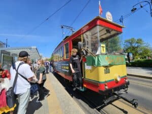 Zabytkowy tramwaj w Toruniu
