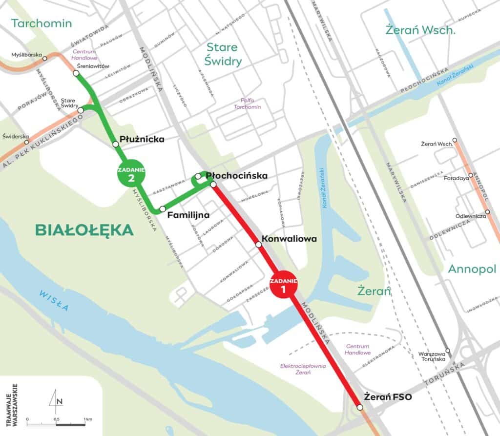 Warszawa: Kolejny krok w stronę nowej trasy tramwajowej wzdłuż ul. Modlińskiej foto: TW