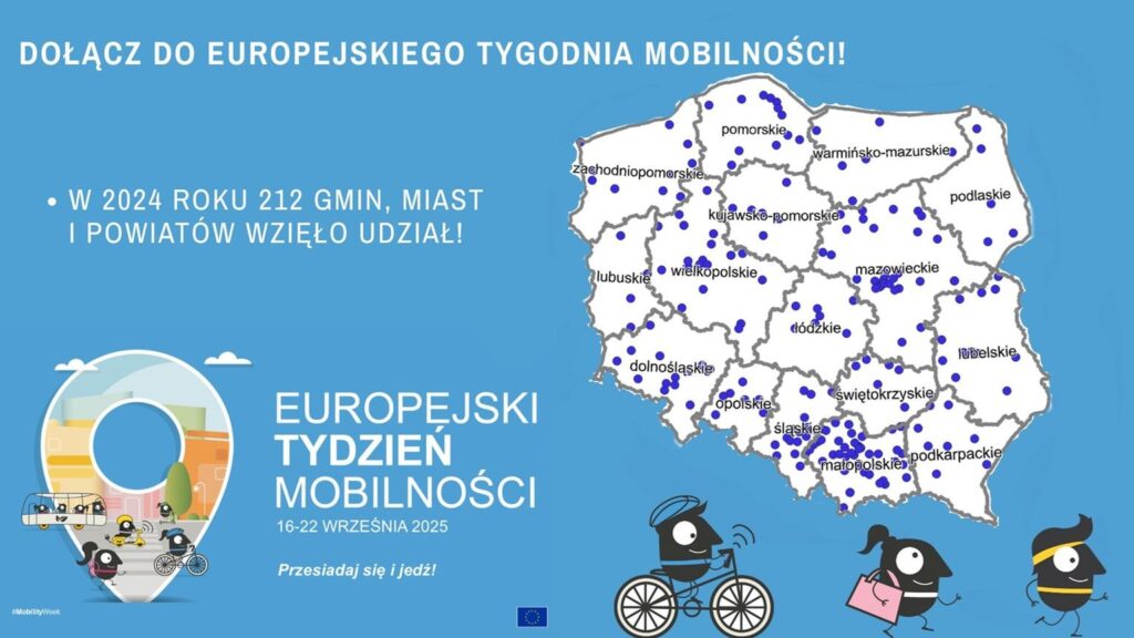 Europejski Tydzień Mobilności 2025: Polska i Europa gotowe na święto transportu publicznego