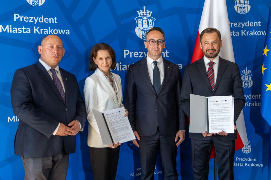 Kraków/ 46,2 mln zł unijnego dofinansowania na rozbudowę inteligentnych systemów transportowych / fot. UM Kraków