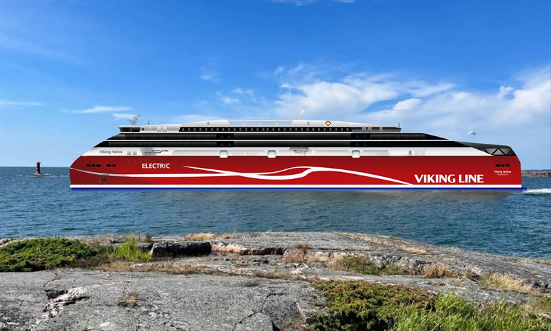 Viking Line zapowiada rewolucję na Bałtyku. Helios – największy na świecie elektryczny prom pasażersko-samochodowy