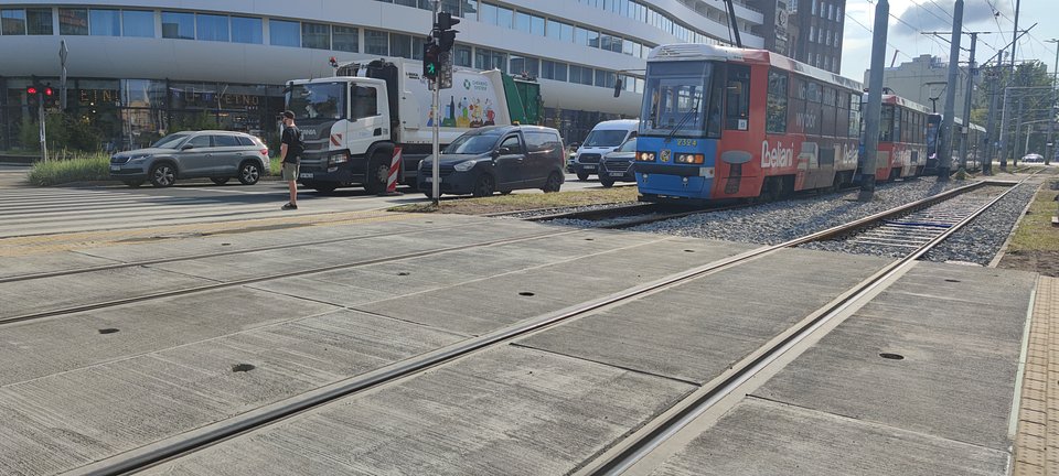 Nowy przejazd tramwajowy we Wrocławiu