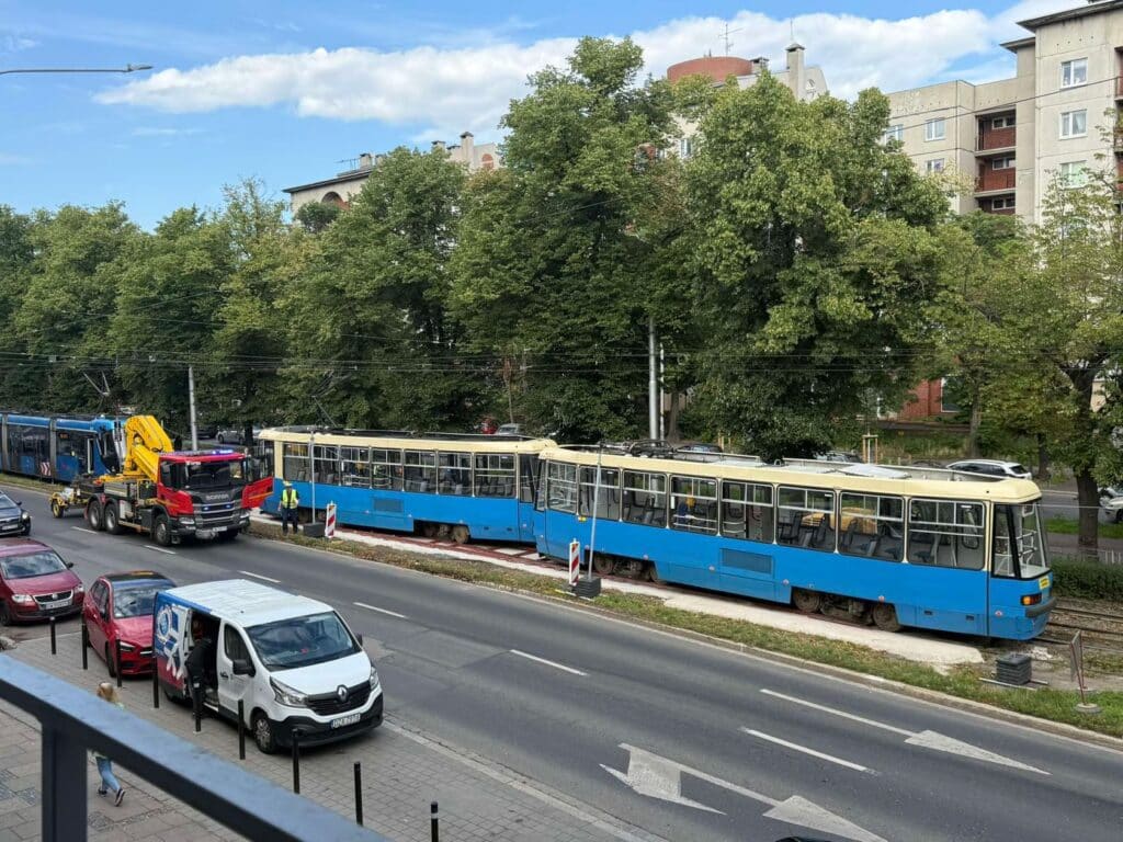 Dwa wykolejenia tramwajów we Wrocławiu. Problemy na Powstańców Śląskich i Bardzkiej foto: wroclaw.pl
