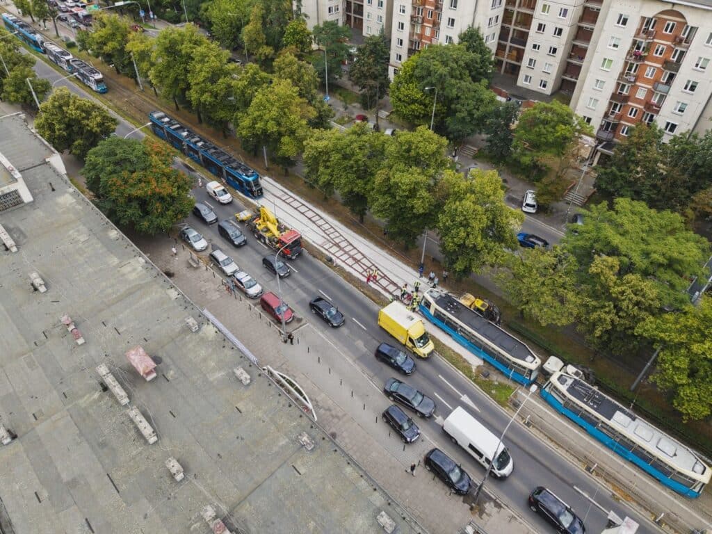 Dwa wykolejenia tramwajów we Wrocławiu. Problemy na Powstańców Śląskich i Bardzkiej foto: wroclaw.pl