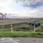 Wypadek na przejeździe kolejowym
