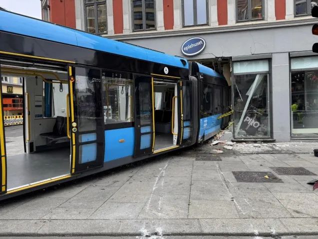 Wypadek tramwaju w Oslo