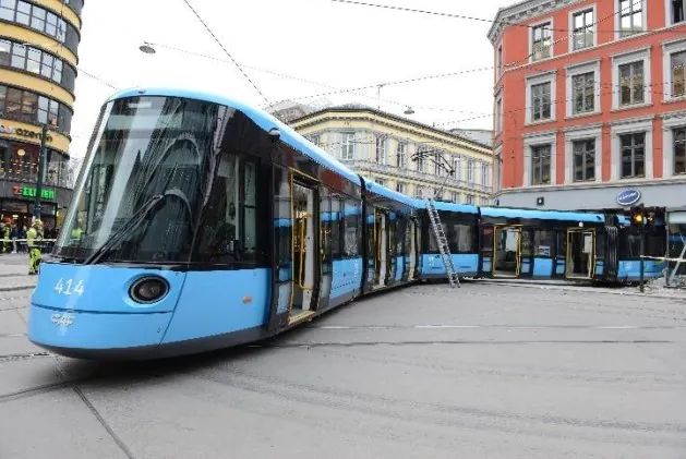 Wypadek tramwaju w Oslo