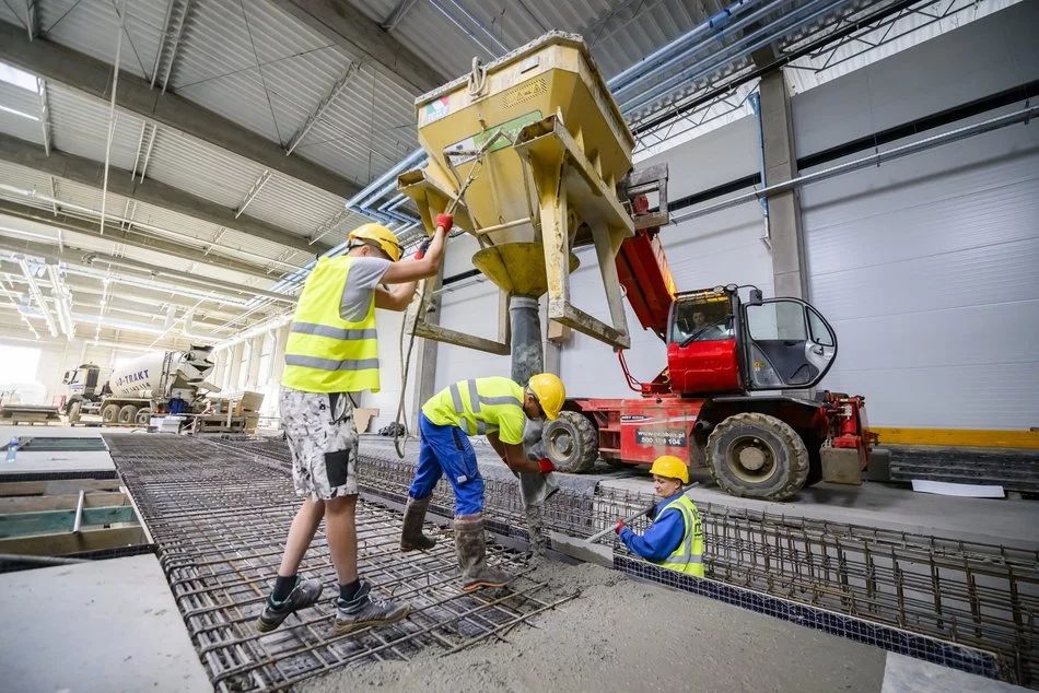 Nowe torowisko w Zajezdni Helenówek. 1450 metrów torów dla tramwajów MPK Łódź foto: UM Łódź