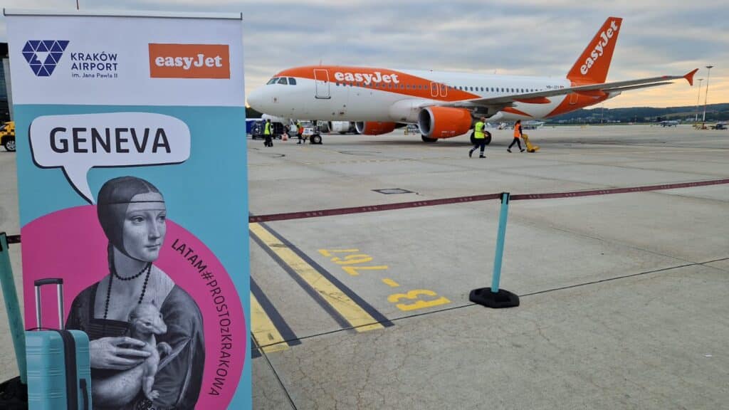 Powrót popularnej trasy: easyJet poleci z Krakowa do Genewy