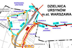 Petycja o zmianę trasy linii autobusowej L33 w Warszawie 