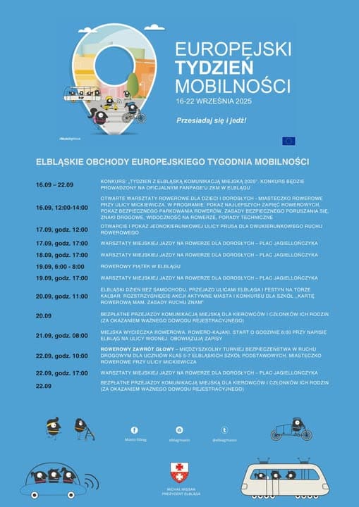Europejski Tydzień Mobilności w Elblągu.