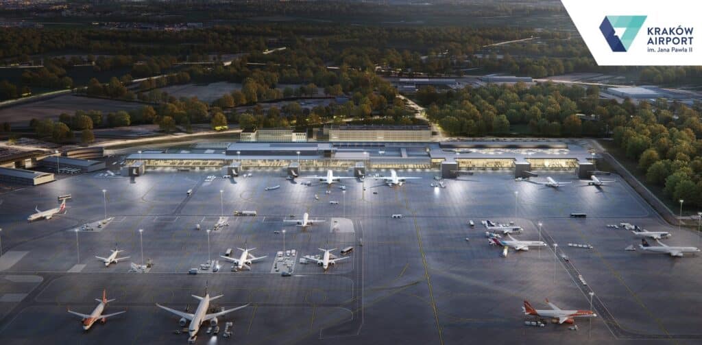 Znamy szczegóły przetargu Kraków Airport na rozbudowę terminalu.